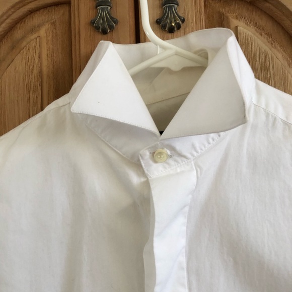 Men tuxedo bow tie shirt with cuff links - Picture 2 of 5